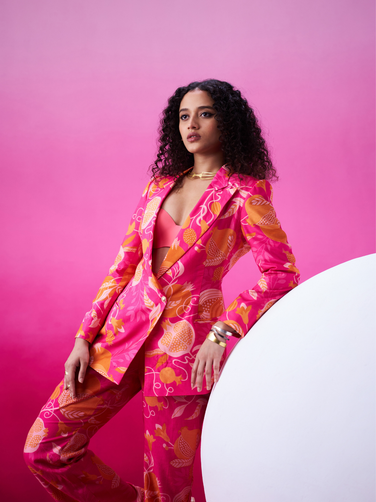 Kiara - Anaar Blazer Set