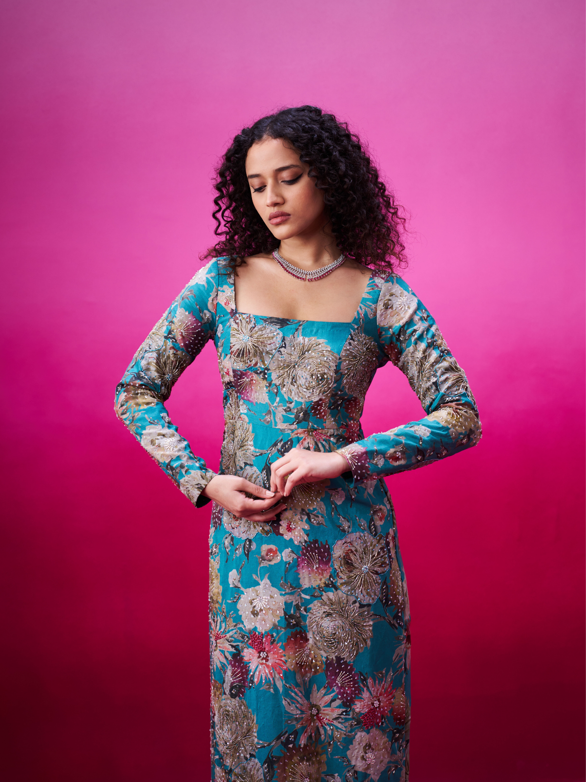 Aadhya - Garden Tea Dress