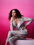 Aindri - Botanical Blazer Set