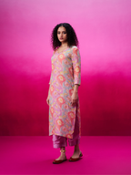 Indali - Floral Kurta Set