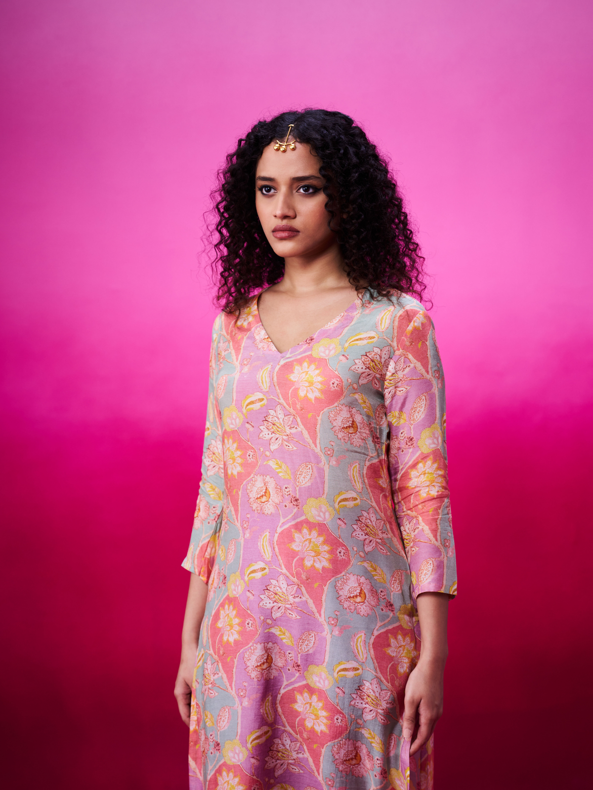 Indali - Floral Kurta Set