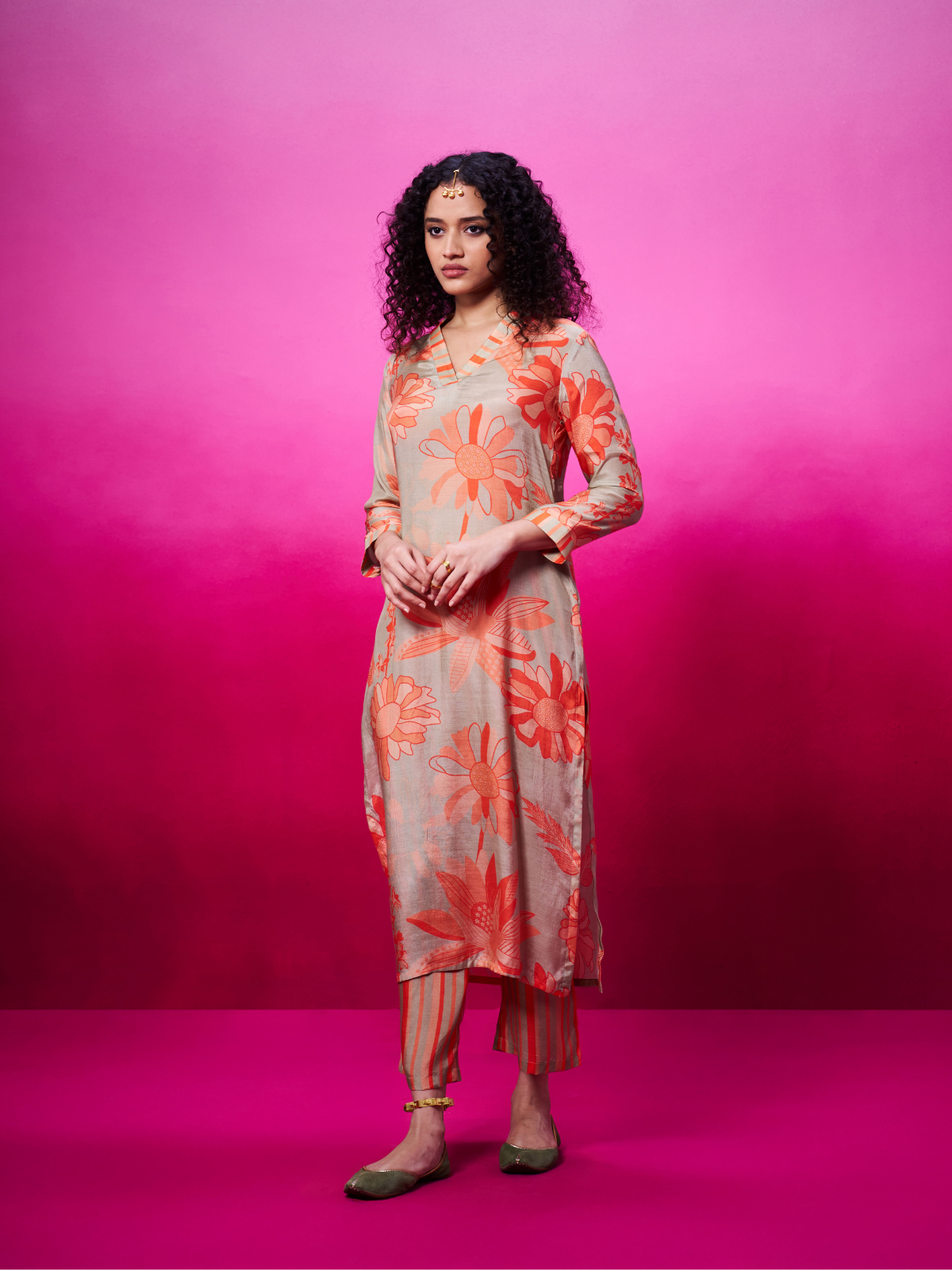 Sahoj - Marigold Kurta Set