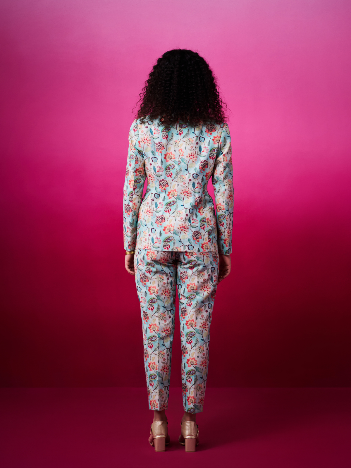 Aindri - Botanical Blazer Set