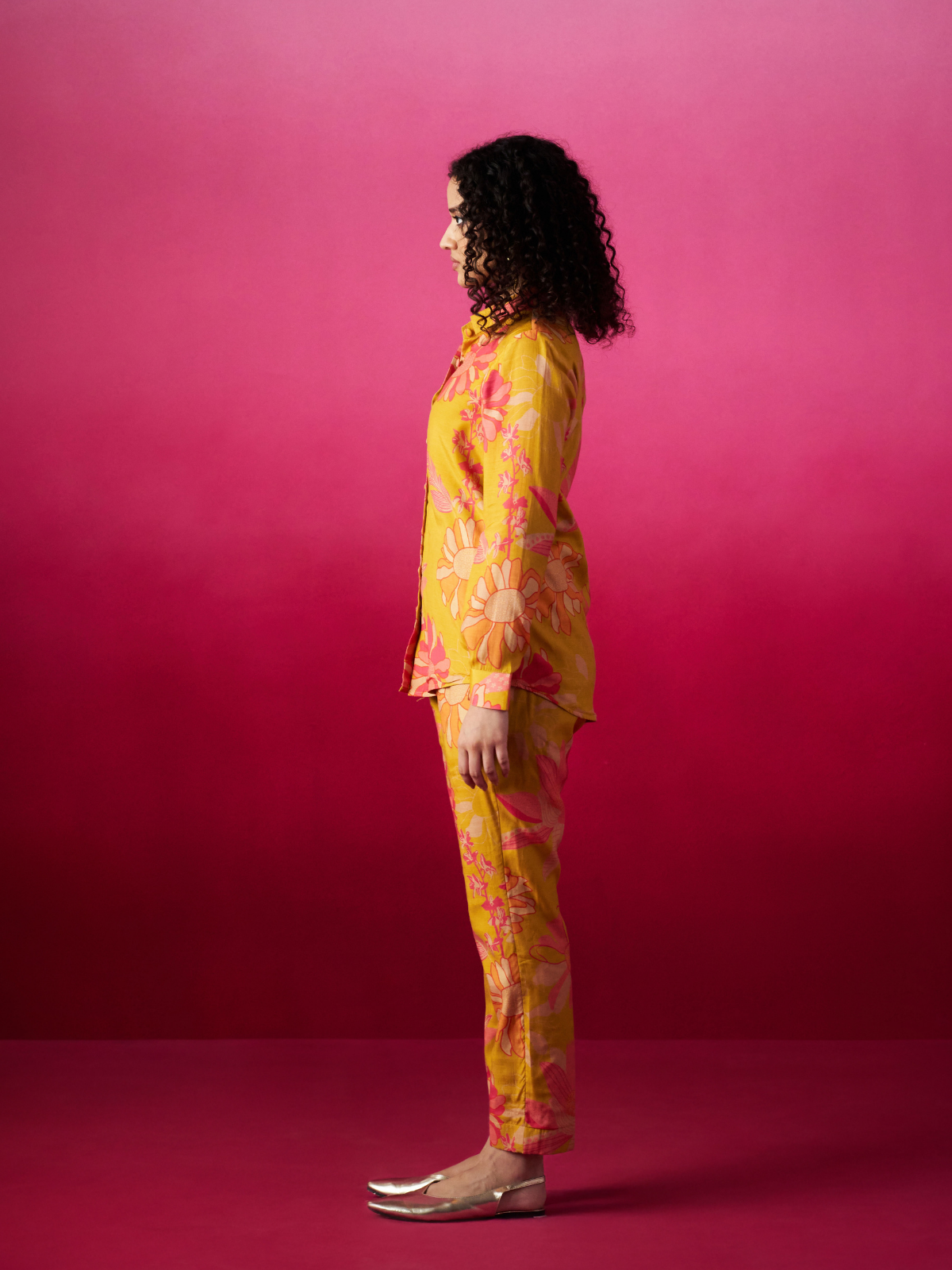 Vaaruni - Mustard Coord Set
