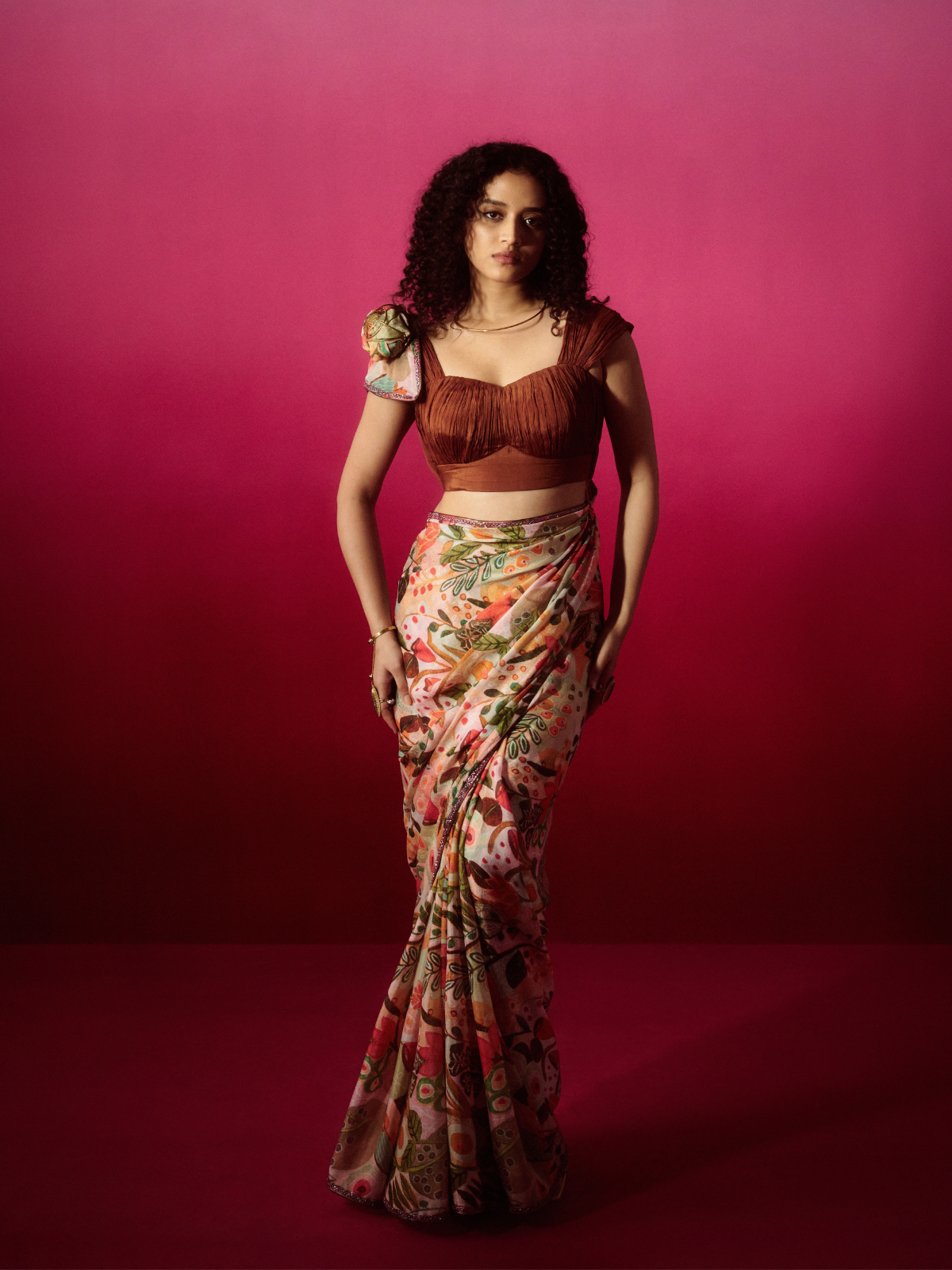 Sheelangi - Rustic saree set