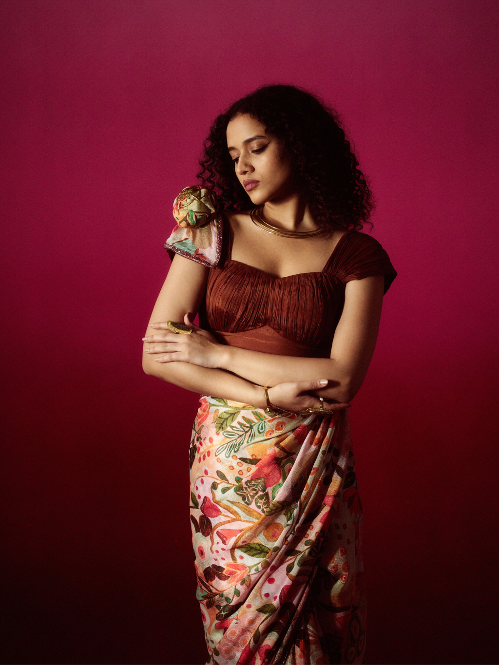 Sheelangi - Rustic saree set