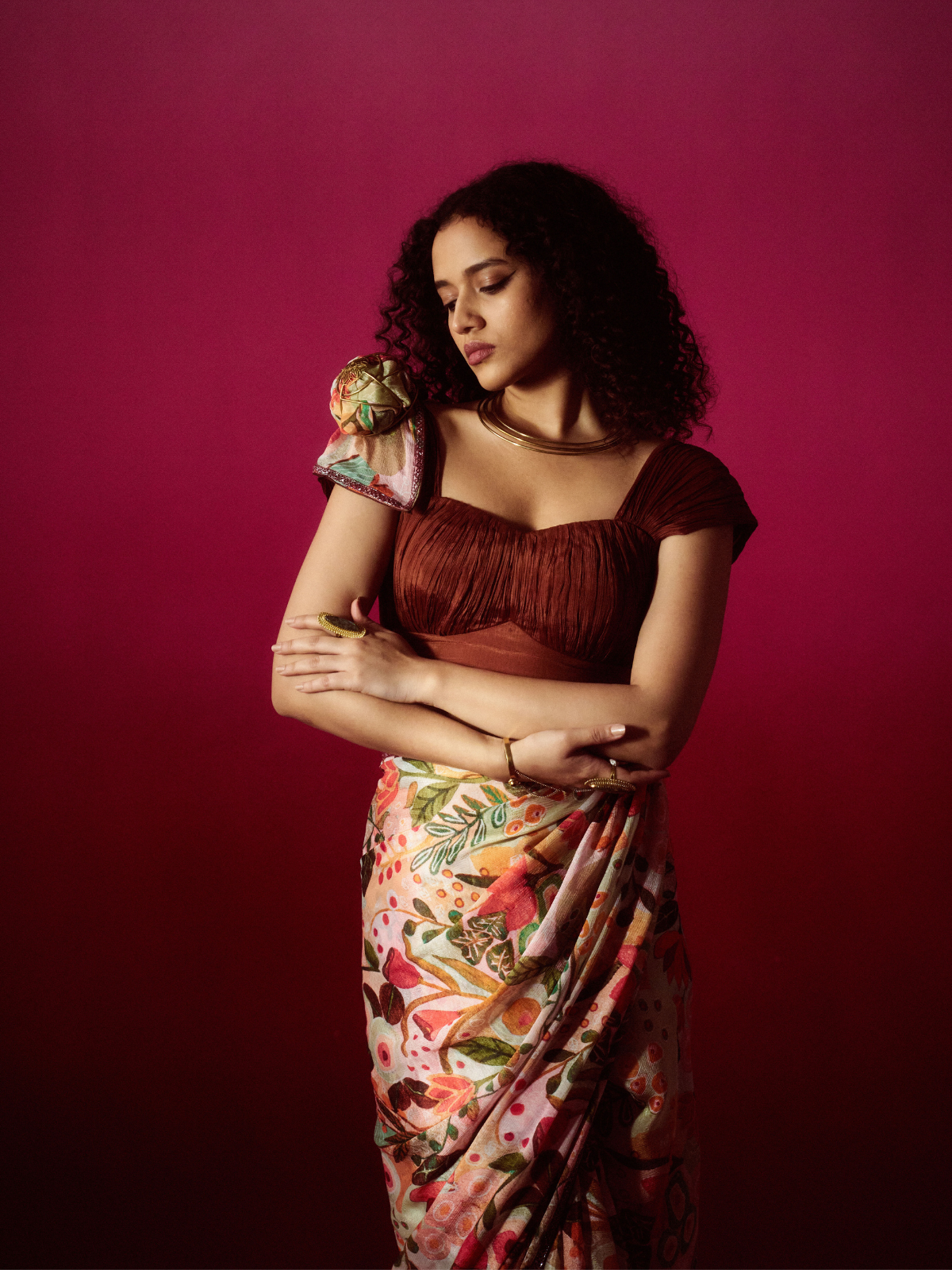 Sheelangi - Rustic saree set