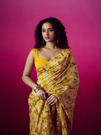 Ina - Marigold Saree Set