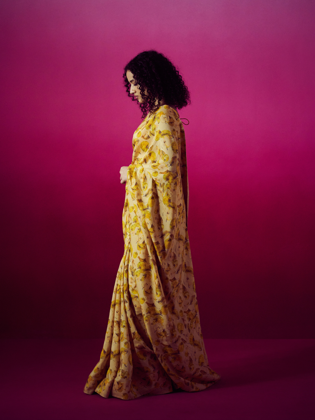 Ina - Marigold Saree Set
