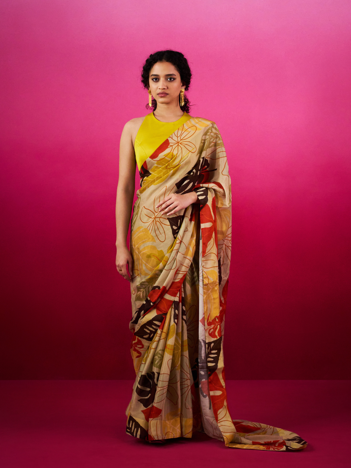 Akira - Autumn Saree Set