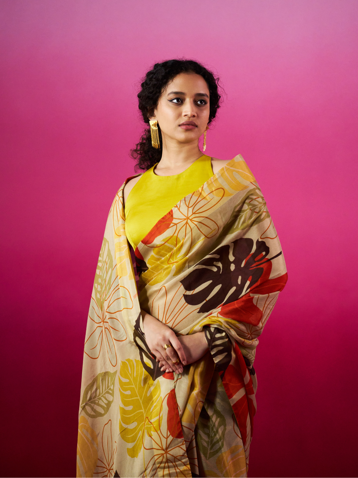 Akira - Autumn Saree Set