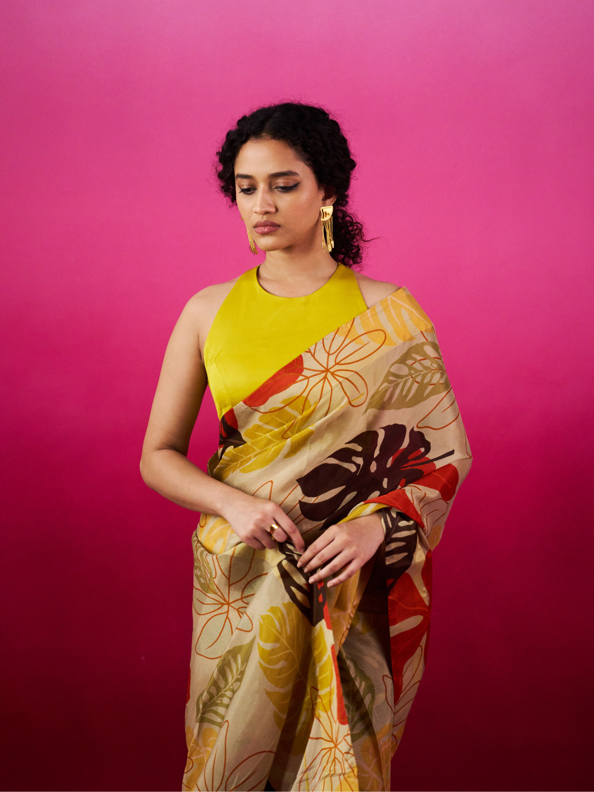 Akira - Autumn Saree Set
