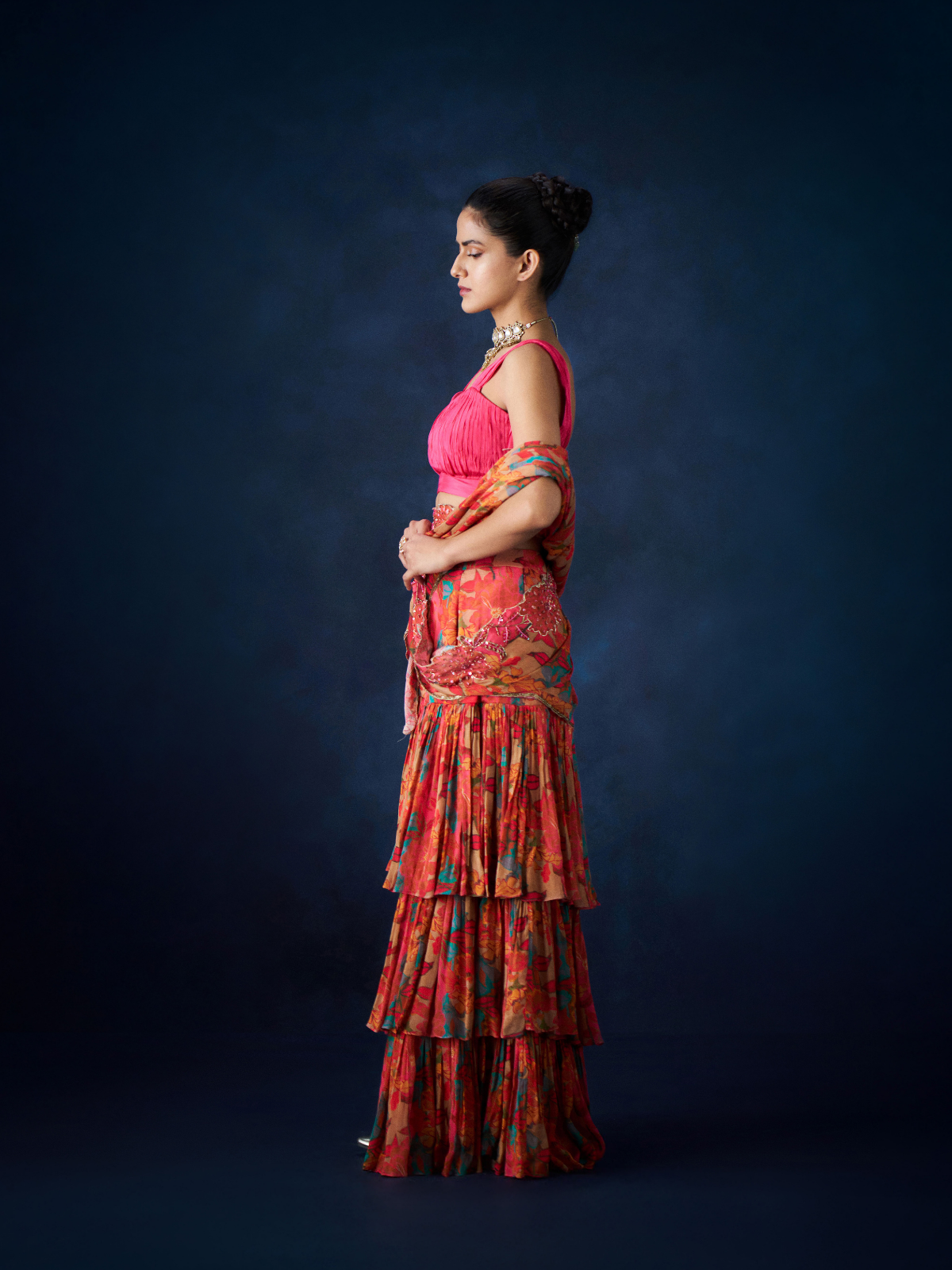 Apsara Layered Skirt Set