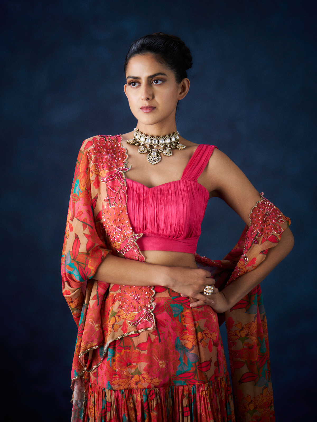 Apsara Layered Skirt Set
