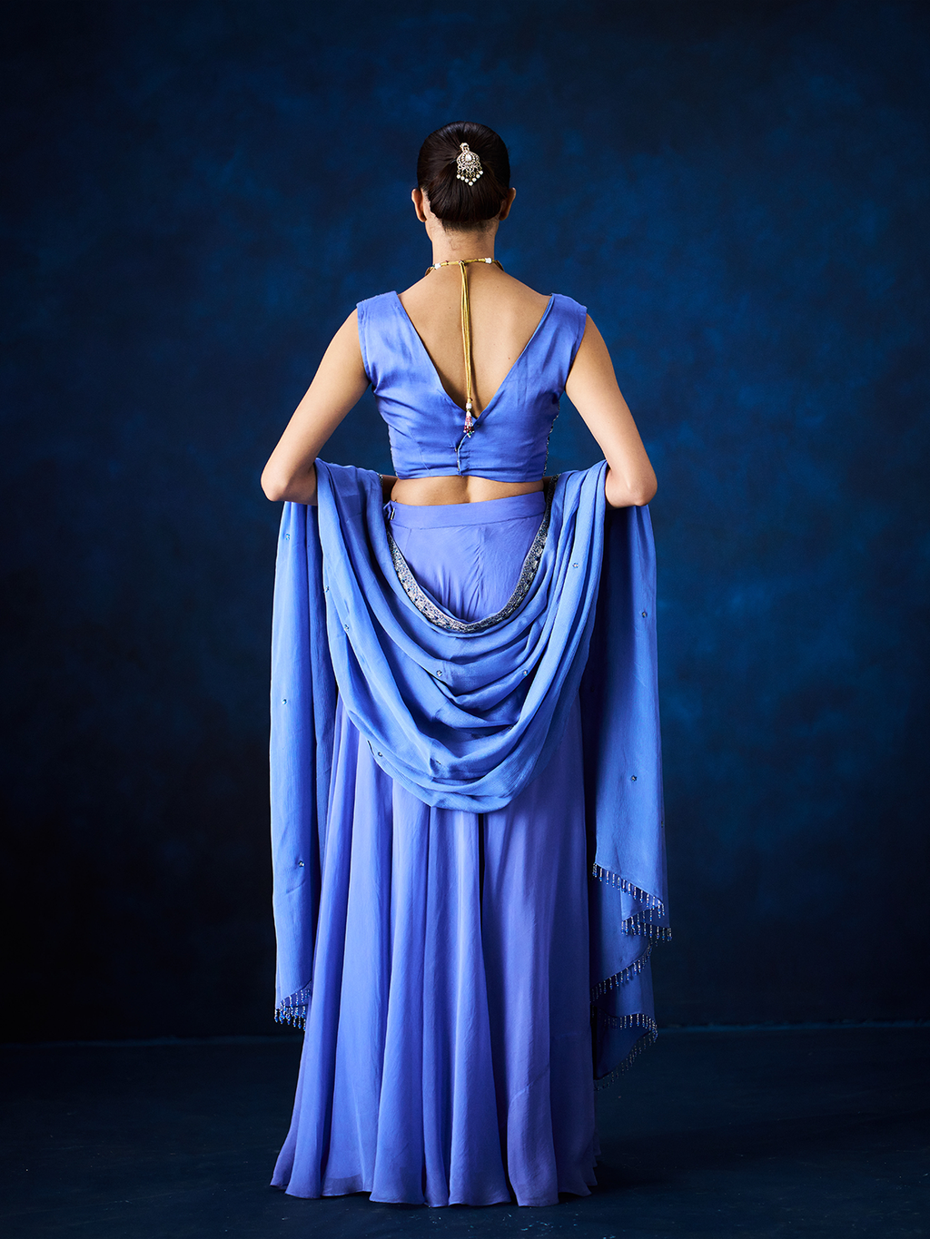 Azura Bloom Drape Saree