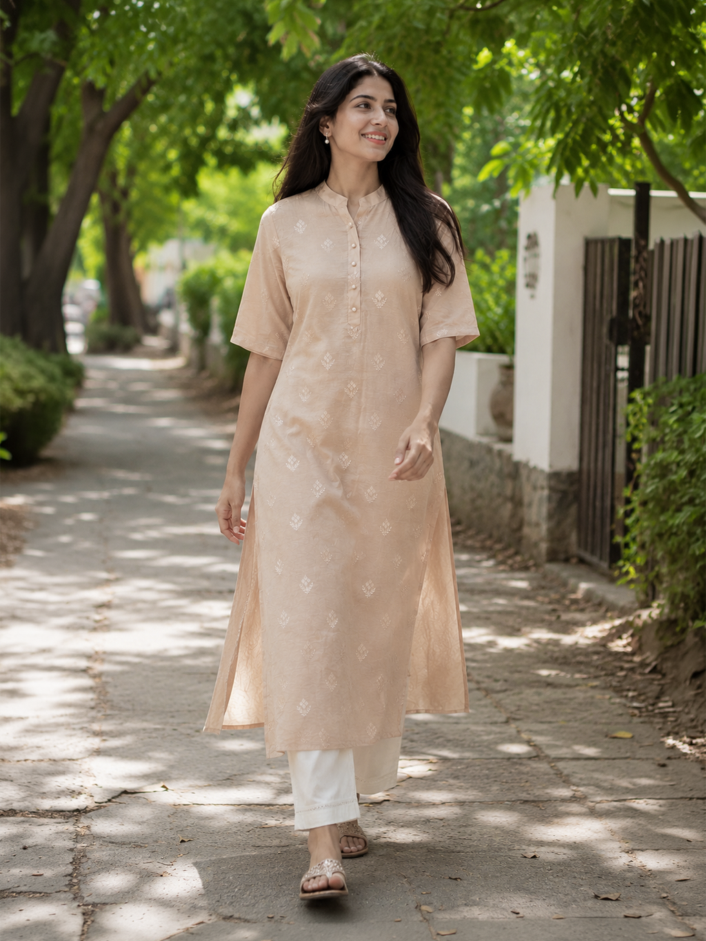 Noor- Ivory kurta