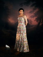 Floral Maxi Dress. Luxury Resort Wear for Women.