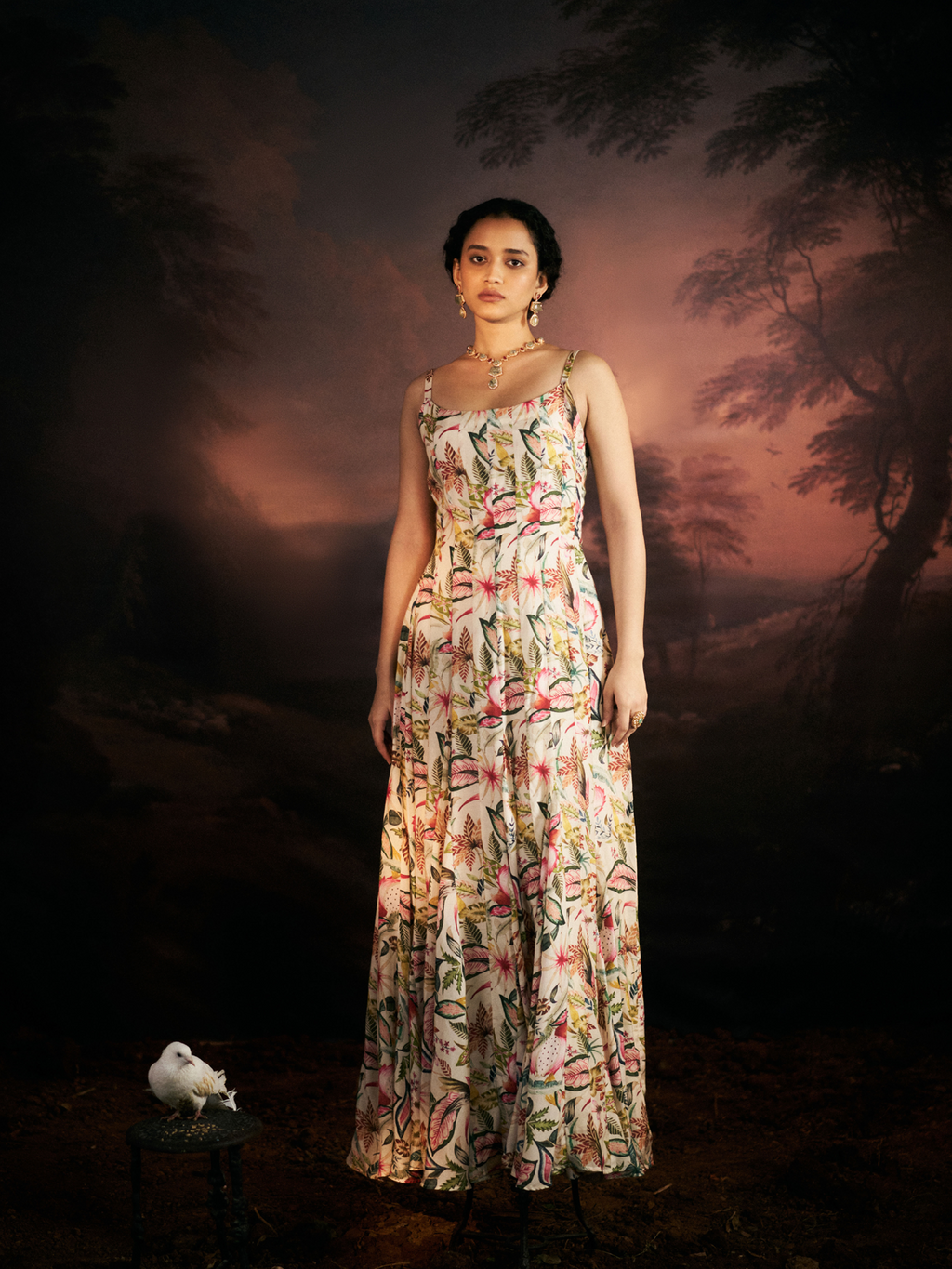 Floral Maxi Dress. Luxury Resort Wear for Women.