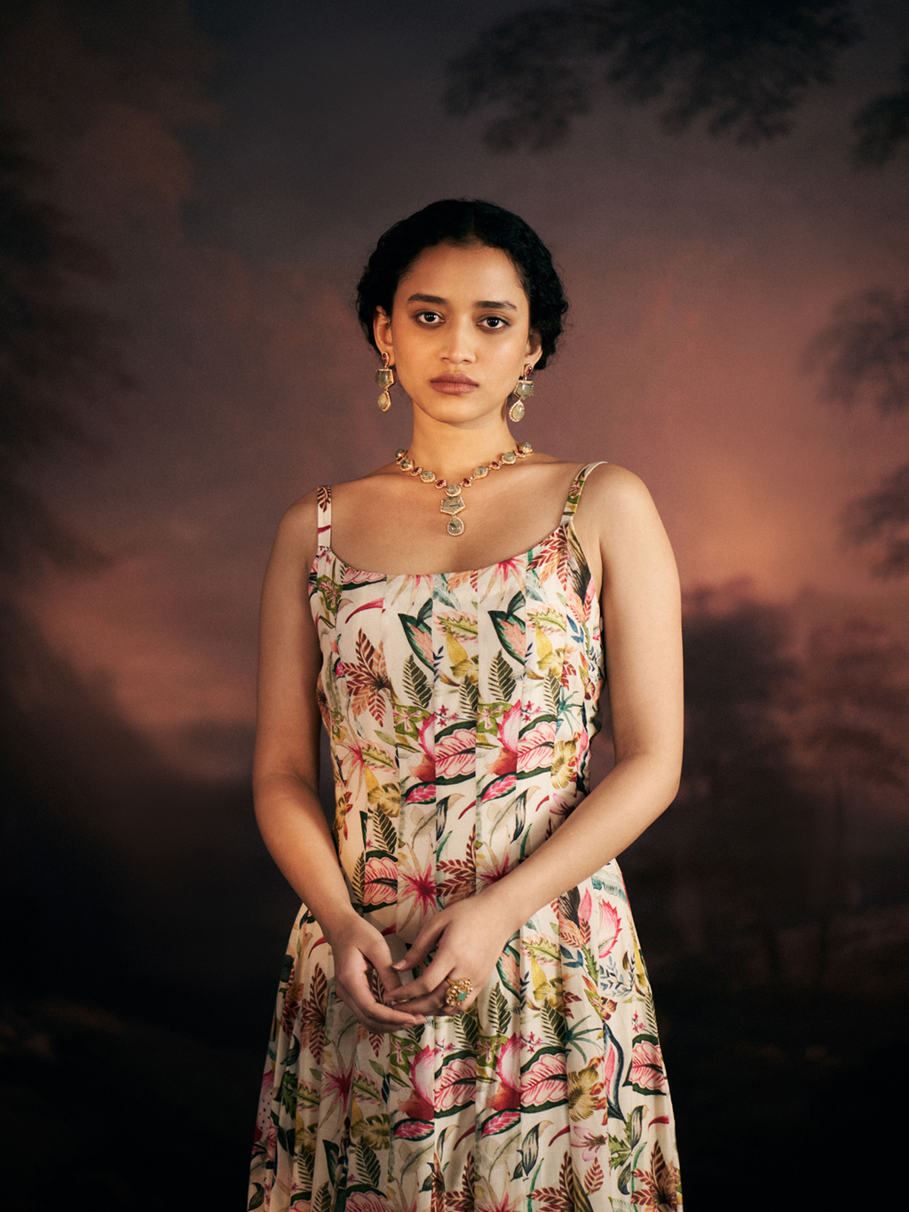 Floral Maxi Dress. Luxury Resort Wear for Women.