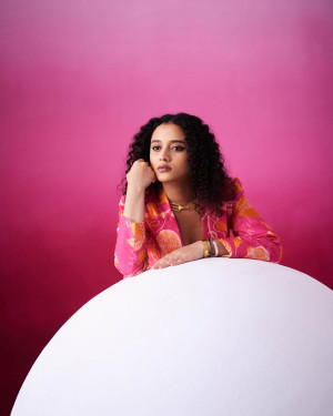 Anaar Bloom Pink Over Sized Blazer With Regular Fit Trousers