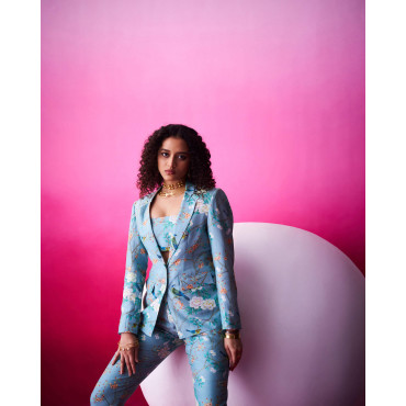Avian Bloom Blazer Pants Set