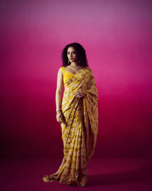 Marigold saree