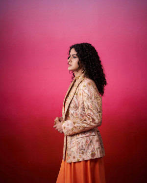Power Dress Set- Pure Benaras Jacquard Wrap Blazer With One piece