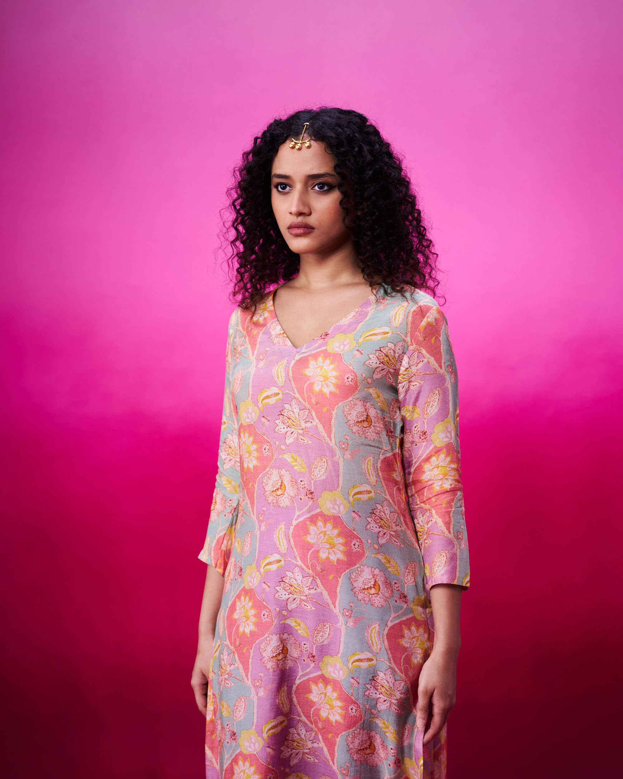 Indali - Floral Kurta Set